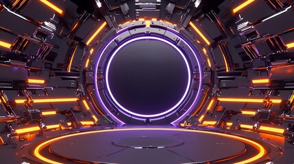 Poster - Futuristic online learning hub, sleek design, vibrant colors, interactive screens, diverse learners engaged in immersive education experiences