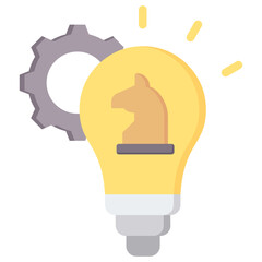Poster - Strategic Innovation Flat Icon