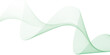 © KanokChandra - Abstract green lines on a white background. Modern technology wave design. Vector illustration.