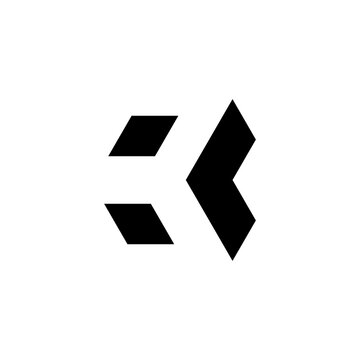 black and white cube