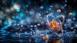 © สมเจตน์ หนูแก้ว - Microcosms of atomic universes exploring the intricacies of matter science digital art abstract close-up connections
