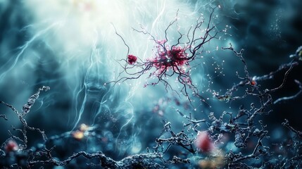 Poster - Neural networks in action exploring the depths of symbolic systems abstract environment science perspective