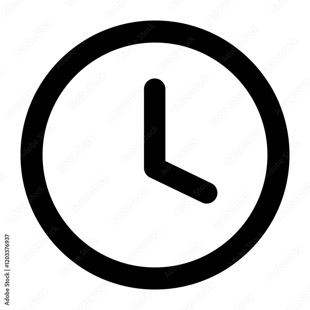 Time icon. Stopwatch timer icon isolated on transparent background ...