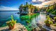© Autun - Dreamy summer bokeh captures Flowerpot Island's stunning Canadian scenery.
