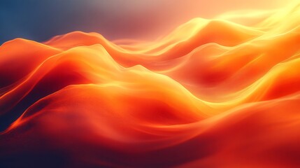 Poster - Vibrant background with a golden amber to deep orange gradient evoking warmth and energy perfect for bright and bold design templates that capture attention and radiate brightness