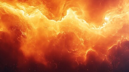 Poster - Vibrant background with a golden amber to deep orange gradient evoking warmth and energy perfect for bright and bold design templates that capture attention and radiate brightness