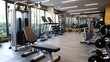 © terat - modern gym interior with fitness equipment - modern fitness design
