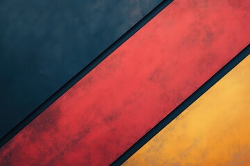 Poster - Vibrant geometric patterns evoke emotions of unity and culture through color in this artistic composition. Generative AI