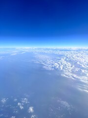clouds over the sea