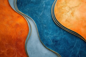 Poster - Vibrant swirls of color intertwine in a stunning abstract art piece celebrating the flow of creativity and emotion. Generative AI