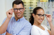 © auremar - couple posing in an optical shop