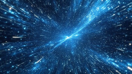 Poster - Exploring cosmic acceleration outer space digital art universe cosmic journey nebula visualization