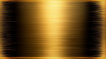Poster - Abstract golden metal texture with light reflections and shadows on a shiny bronze or brass surface. High-resolution vector-style design element showcasing intricate textures and colors, captured with