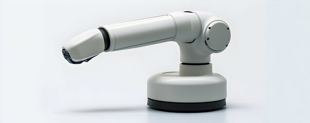 Poster - Robotic arm studio shot, white background