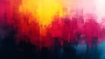 Poster - Grunge background with colorful gradients and rough texture.