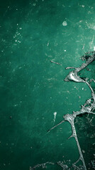 Poster - Teal liquid swirls, textured backdrop, abstract art