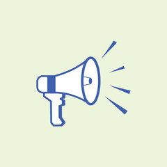 Poster - Megaphone icon. Loudspeaker symbol. megaphone sound isolated icon illustration design, resources graphic icon element design. megaphone illustration with the theme of broadcasting