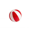 © kiimoshi - A vibrant beach ball in red and white perfect for summer fun and leisure activities., isolated on a transparent background.