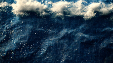 Poster - Cloudscape tarp texture, outdoor backdrop