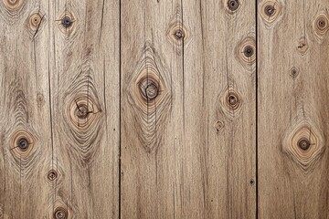 Poster - Textured wooden planks background with natural patterns and knots.