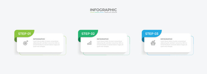 Wall Mural - presentation business infographic template vector