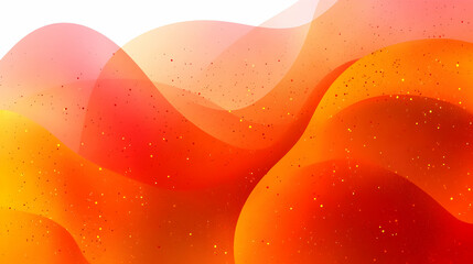 Poster - Orange wave abstract background design