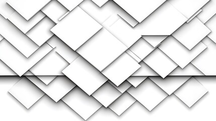 Poster - Clean Minimalist White Background with Geometric Gradient Style