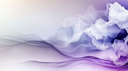 Aufkleber - Soft abstract mist flowing over gentle waves ethereal landscape digital photography dreamlike environment serene viewpoint