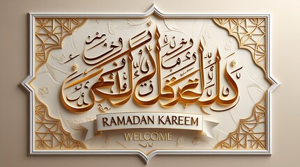 Wall Mural - ramadan kareem ai generative