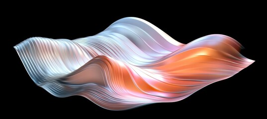 Holographic Fluid Abstract Shape