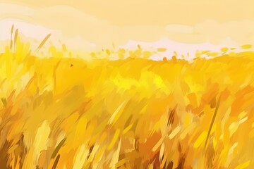 Wall Mural - field of wheat