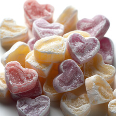 Poster - A candy hearts for Valentine's Day.