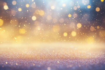 Poster - Enchanting bokeh background featuring shimmering lights and vibrant hues for holiday-themed projects and creative designs