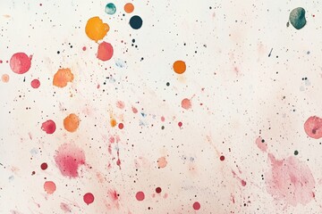 Poster - Vibrant watercolor splashes for decorative projects and artistic backgrounds