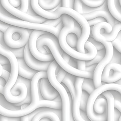 Poster - Abstract White Lines on Minimalist Background for Clean Style