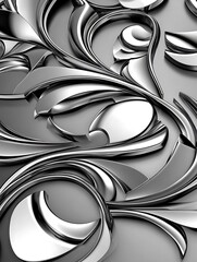 Poster - Elegant Minimalist Abstract Design in Clean White Style for Modern Decor