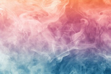 Aufkleber - Pink, orange and blue smoke creating a beautiful gradient background