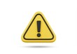 © Pixelpulse Creative  - A 3D illustration of a yellow triangular warning icon with a bold black exclamation mark at its center