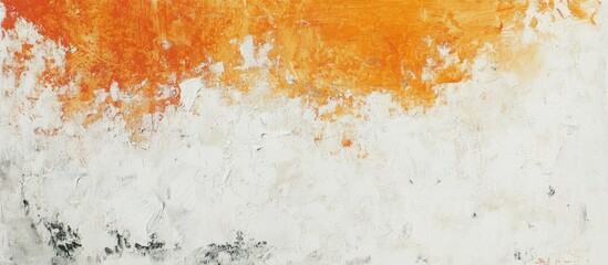 Fototapete - Abstract textured background with orange, white, and gray hues and ample copy space for text placement.