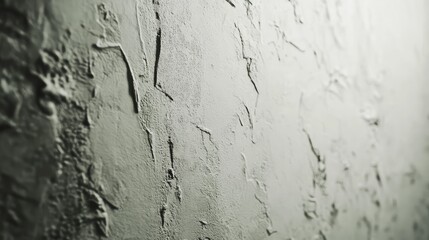 Poster - Textured wall surface with cracks and imperfections in soft natural light Copy Space for design and marketing use