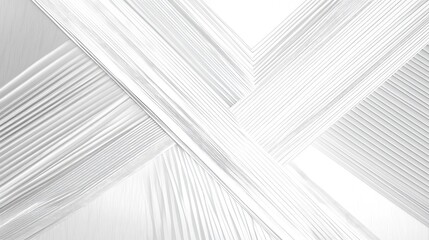 Poster - Abstract white fabric texture with pleats and folds creating a layered pattern ideal for backgrounds and design projects Copy Space