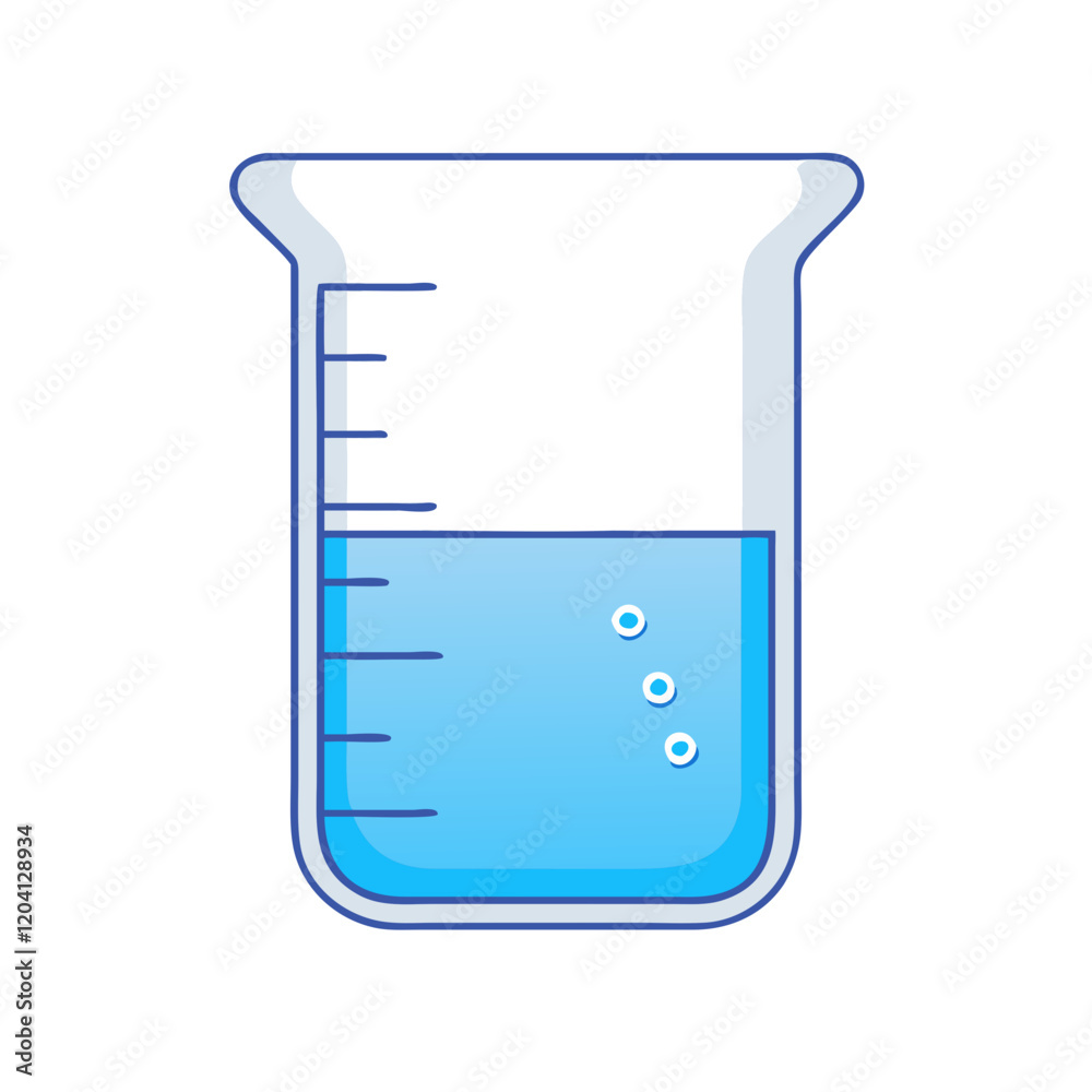 beaker icon, beaker vector illustration-simple illustration of beaker ...