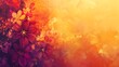 © Phatchara - Floral abstract background with autumn colors and nature-inspired design