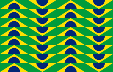 brazilian pattern for decoration. vector illustration