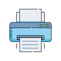 Poster - printer icon, printer vector illustration-simple illustration of printer, perfect for printer logos and icons
