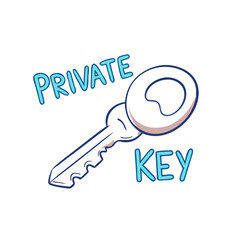 Poster - private key icon, private key vector illustration-simple illustration of private key, perfect for private key logos and icons