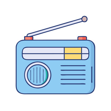 radio icon, radio vector illustration-simple illustration of radio, perfect for radio logos and icons
