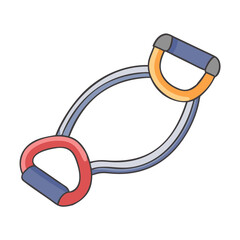 Poster - resistance band icon, resistance band vector illustration-simple illustration of resistance band, perfect for resistance band logos and icons