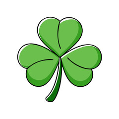 Wall Mural - shamrock st patrick s day icon, shamrock st patrick s day vector illustration-simple illustration of shamrock st patrick s day, perfect for shamrock st patrick s day logos and icons