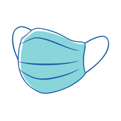 Naklejka na meble surgical mask icon, surgical mask vector illustration-simple illustration of surgical mask, perfect for surgical mask logos and icons
